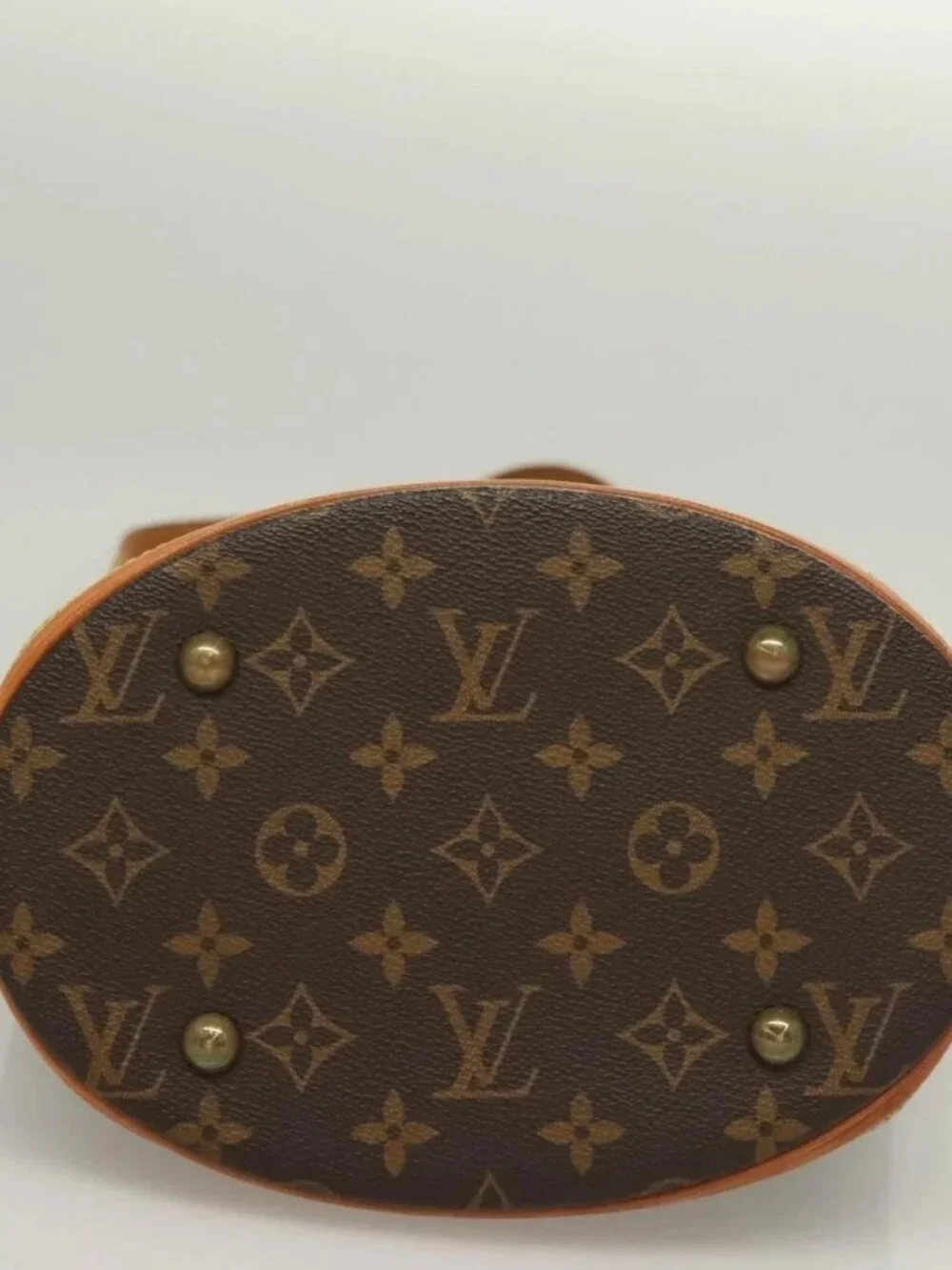 LOUIS VUITTON Monogram Bucket PM Shoulder Bag M42238 LV Auth